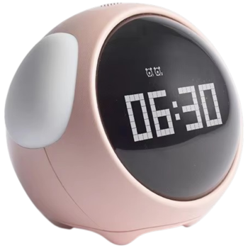 Cute Expression Multi Function LED Pixel Alarm Clock