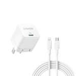 Anker PowerPort 20W USB-C Adapter with USB-C to Lightning Cable