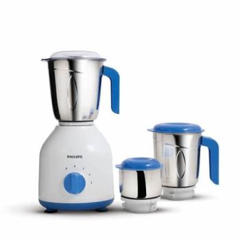 PHILIPS Mixer Grinder with 3 Jars, 600 Watt - HL755500 (Celestial Blue Bright white) PH-1016-MG
