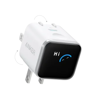 Anker Nano 45W GaN Fast Charger with Smart Display (A121D)
