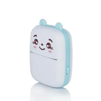GearUP mini Thermal Bluetooth Printer - Blue Color