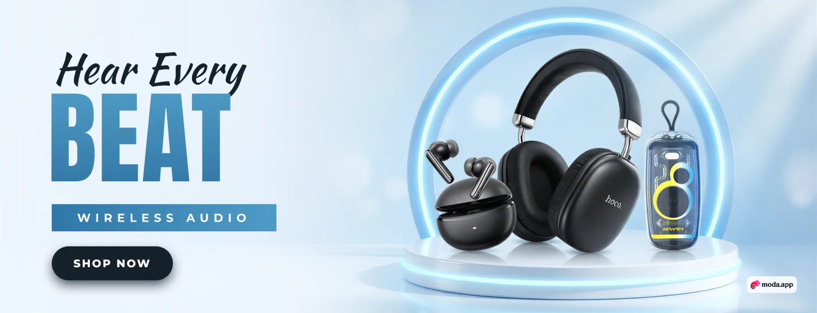 Earbuds, headphones and speakers at Sholpo BD