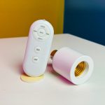 B22 to E27 LED Lamp Holder with Wireless Remote & Timer - view 2